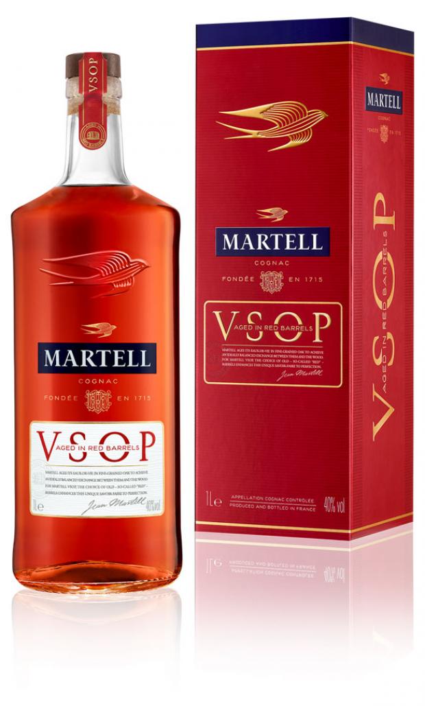 Коньяк Martell VSOP Aged in Red Barrels Франция, 1 л