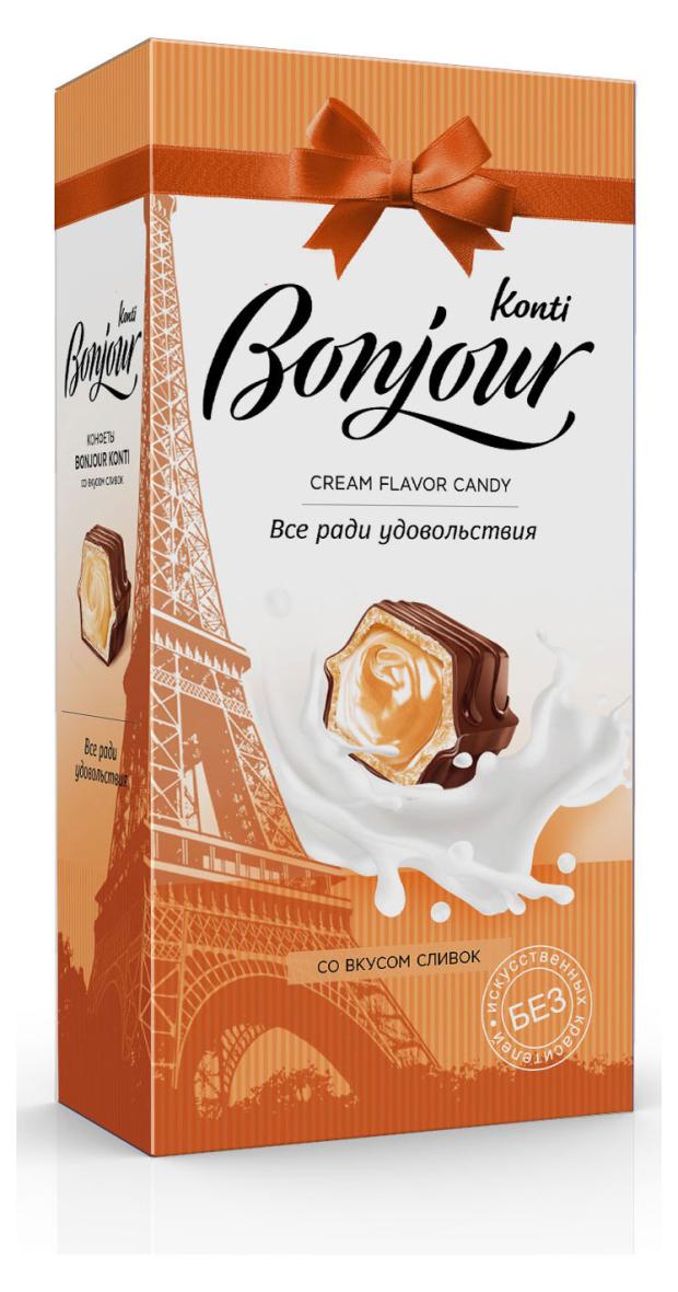 

Конфеты Konti Bonjour со вкусом сливок, 80 г