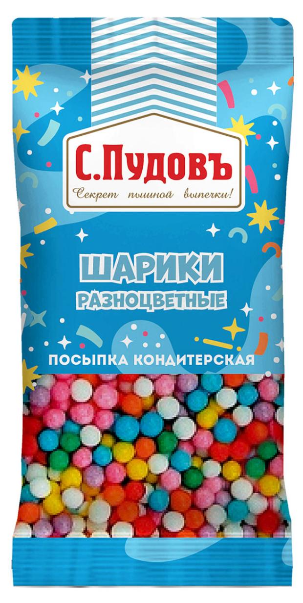 

Посыпка кондитерская С.Пудовъ Шарики сахарные цветные, 10 г