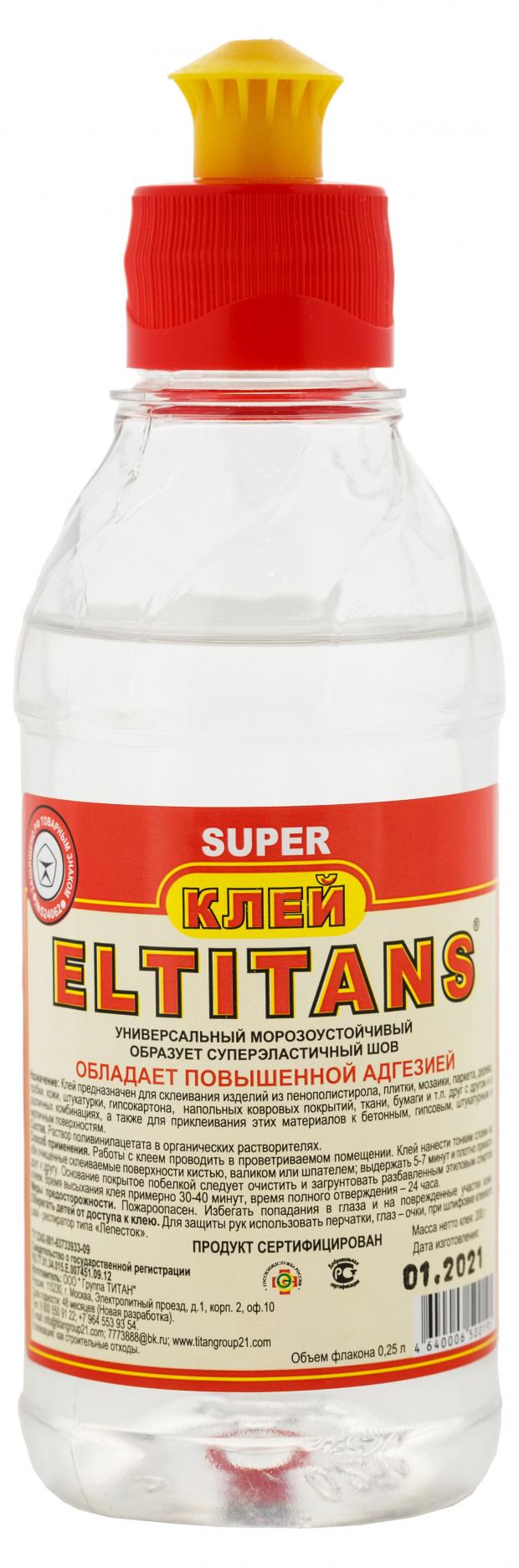 

Клей универсальный Eltitans водостойкий, 500 мл