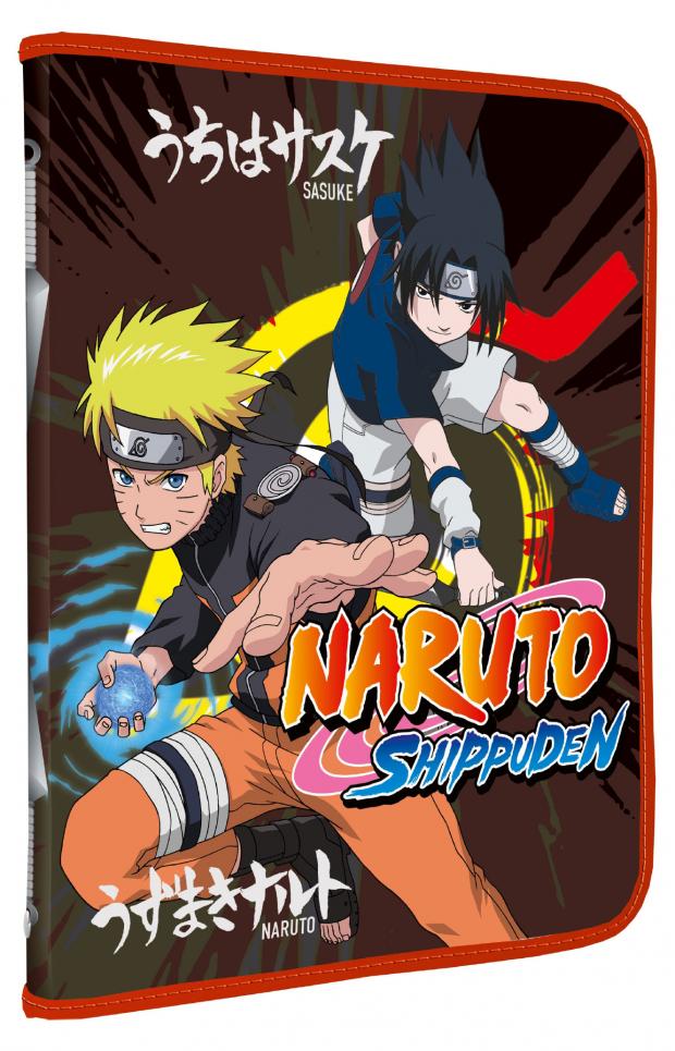 Папка Naruto А5 на молнии