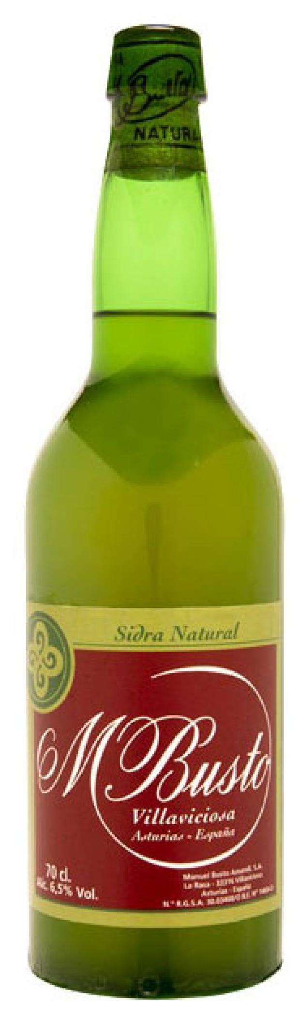 

Сидр Natural M Busto сухой 6,5%, 750 мл