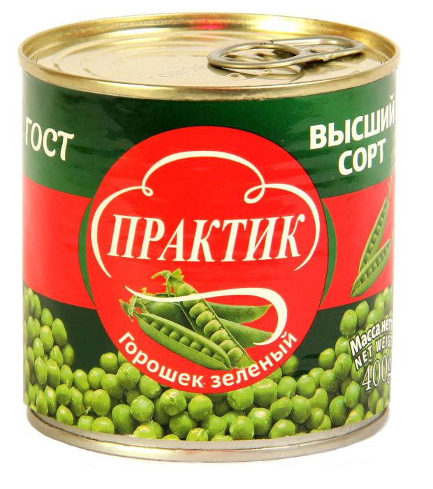 Горошек зелёный Практик, 400 г