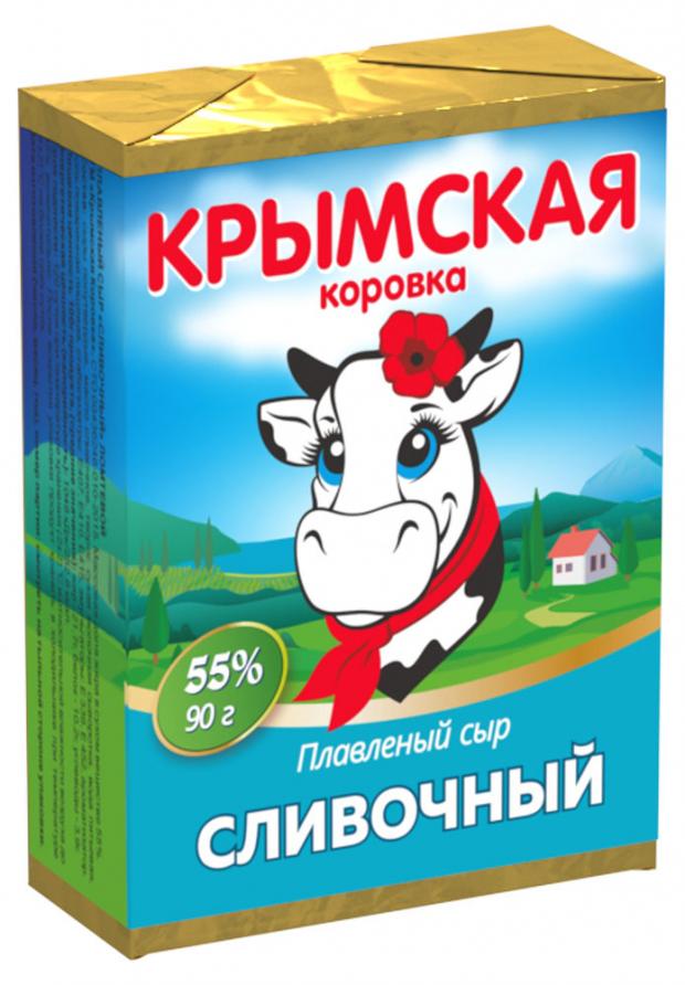 Сыр плавленый «Крымская Коровка» Сливочный 50%, 90 г