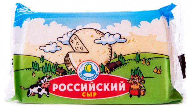 

Сыр полутвердый «Кезский сырзавод» Российский 50%, 250 г