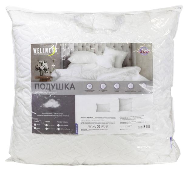 Подушка термостеганная Wellness, 68х68 см