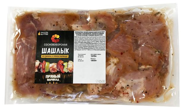 Шашлык из свинины Сосновоборская в пряном маринаде, вес