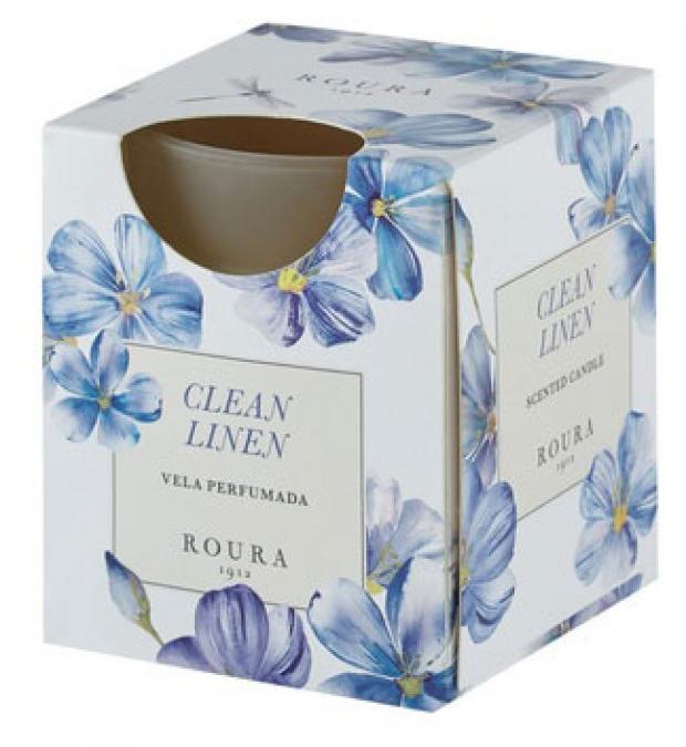 

Свеча ароматическая Roura CLEAN LINEN, 7 см