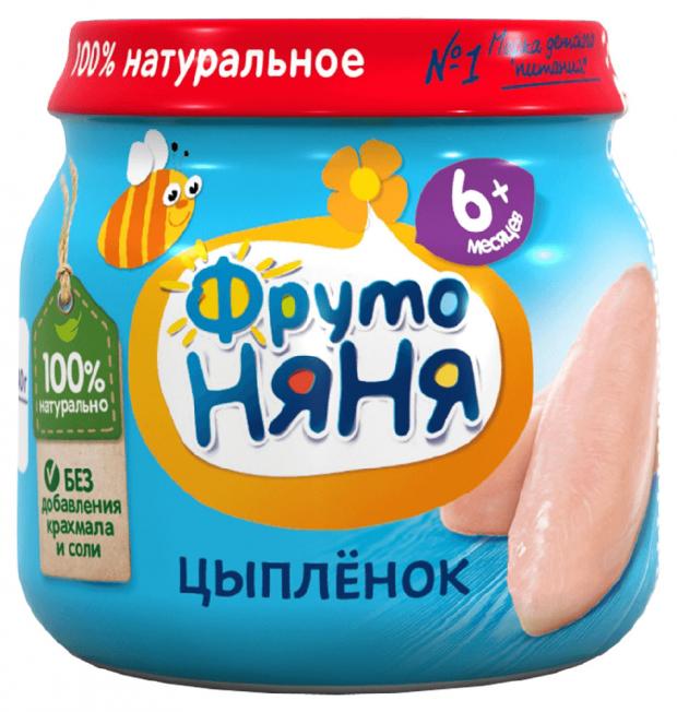 

Пюре «ФрутоНяня» цыпленок с 6 мес., 80 г