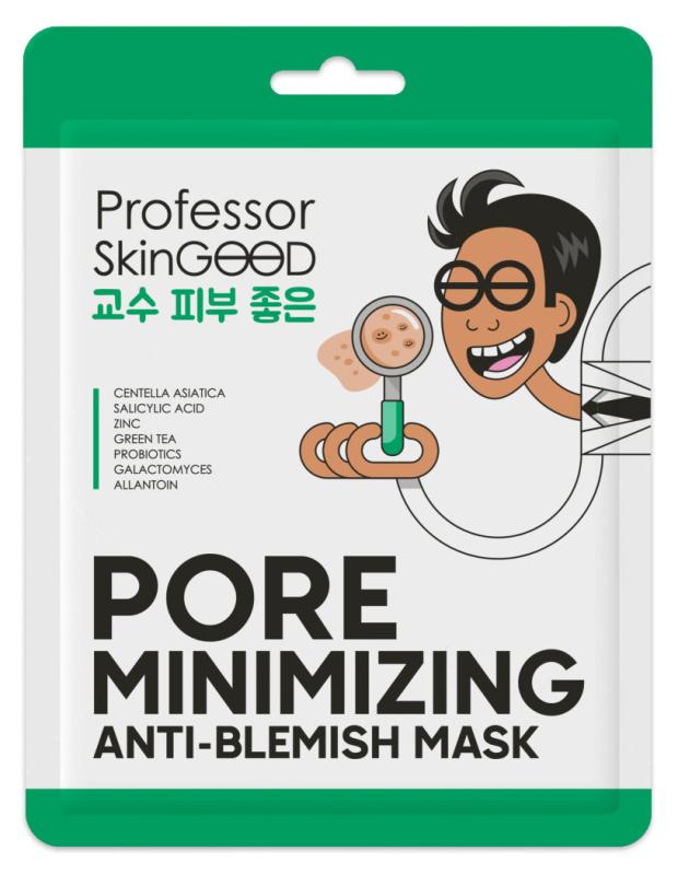 

Маска тканевая для лица Professor SkinGOOD для проблемной кожи с центеллой азиатской и цинком черная