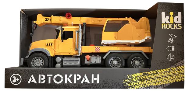 Автокран Kid Rocks со звуком и светом, 1:12