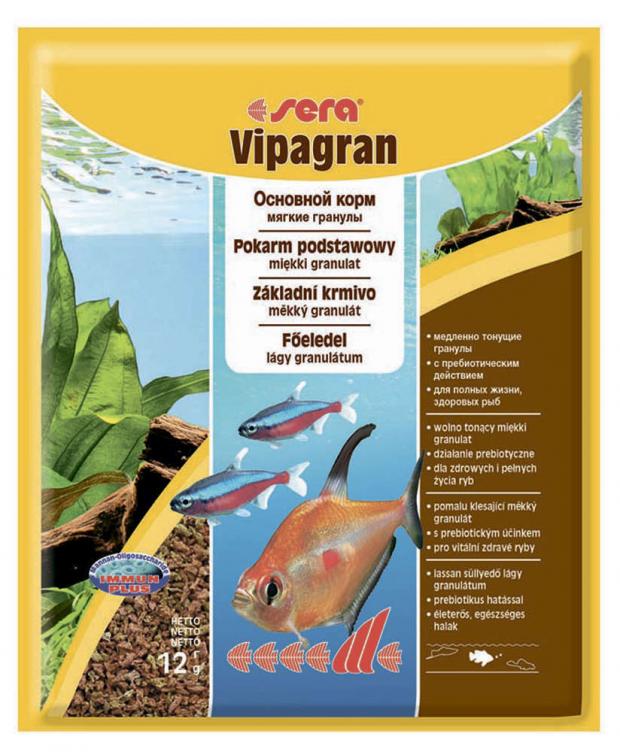 

Корм для рыб Sera Vipagran основной гранулы, 12 г