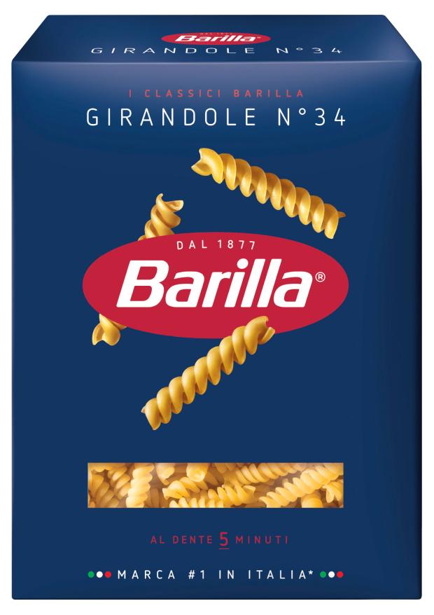 Макаронные изделия Barilla Girandole n34 из твердых сортов пшеницы 450 г 99₽
