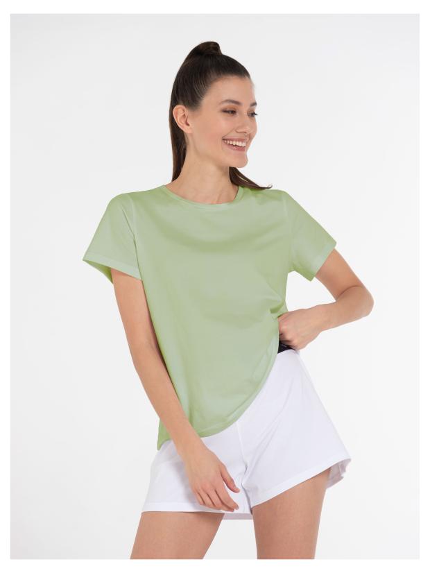 

Футболка женская ALLURE W22315/01 фисташковый, размер 6/2XL (50-52)