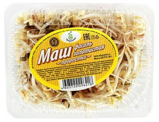 Проростки фасоли Маш, 80 г
