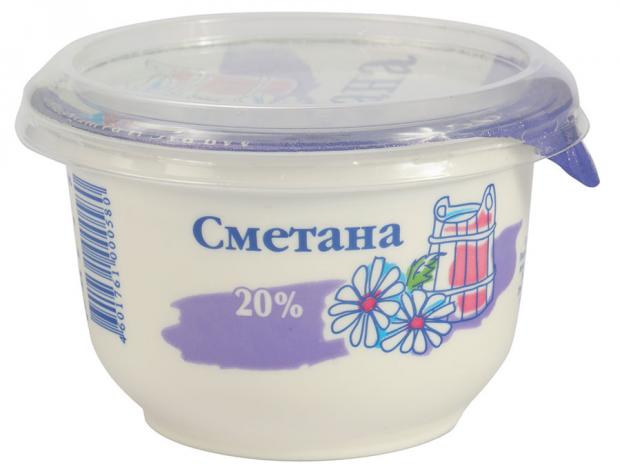 Сметана Судогодский молочный завод 20% БЗМЖ, 200 г