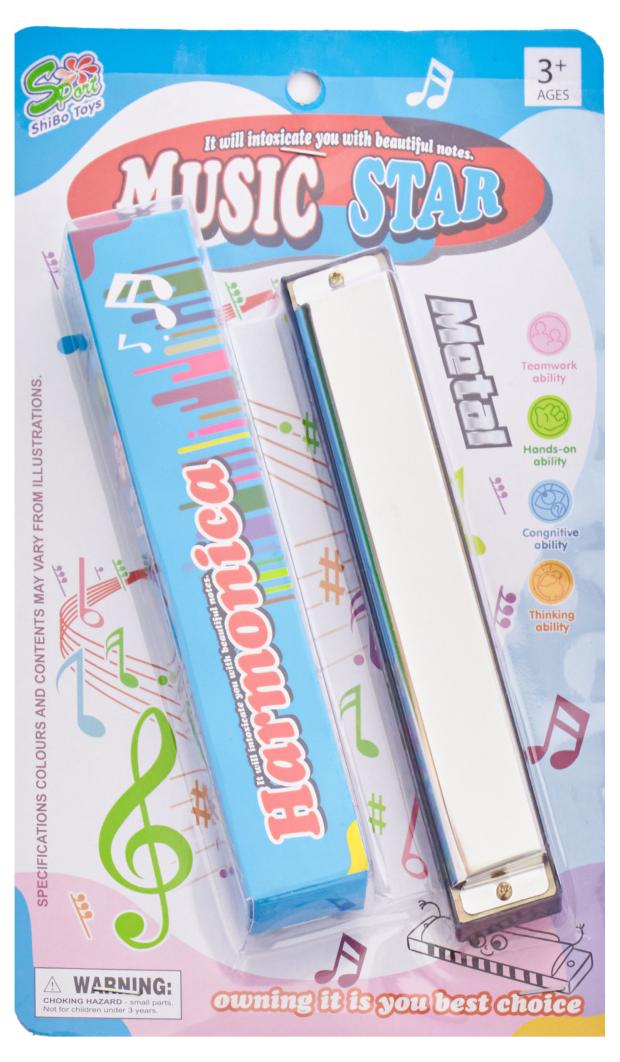 

Игрушка музыкальная ShiboToys Губная гармошка, 18 см