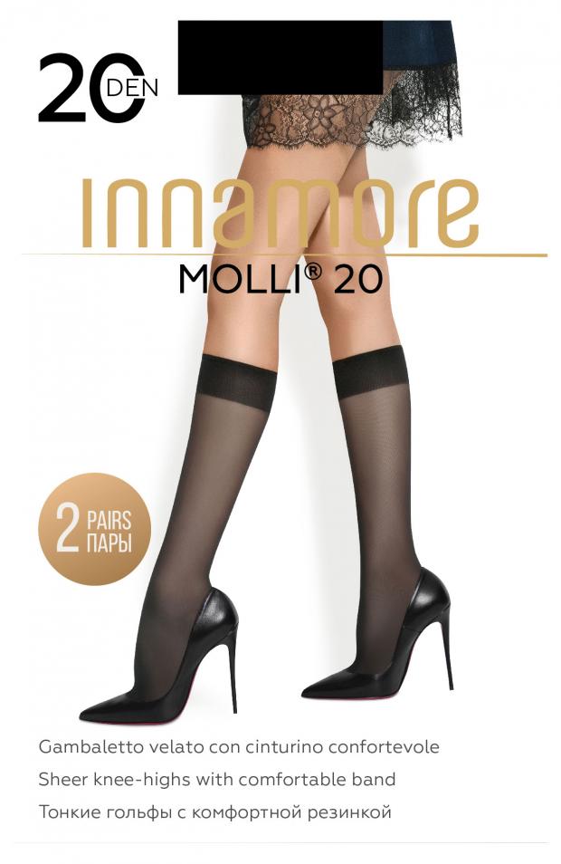 Гольфы Innamore Molli 20 nero u/a, р.универсальный