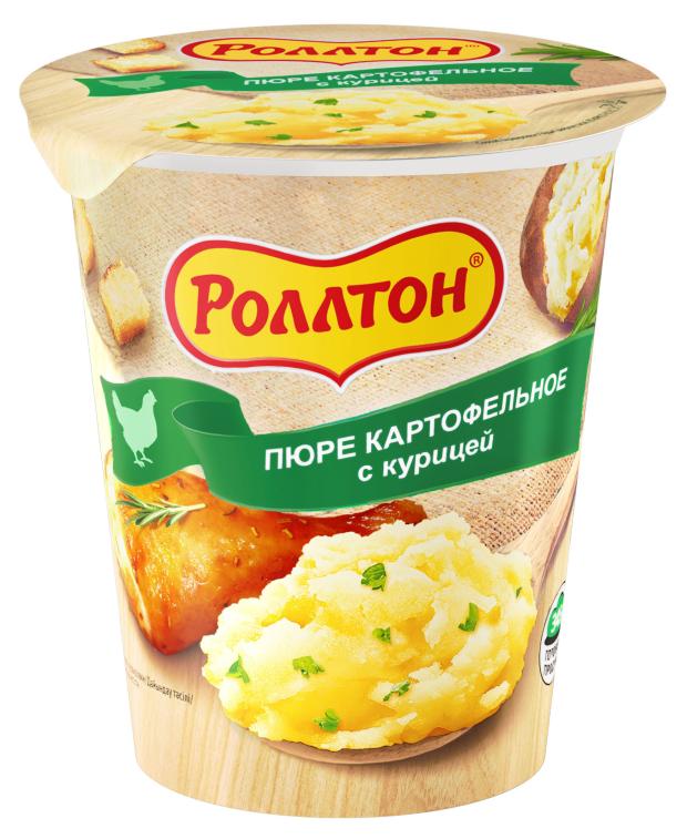 

Пюре картофельное Роллтон с курицей, 55 г