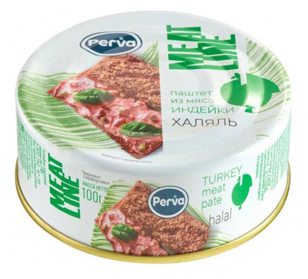 Паштет Perva Meat Line с мясом индейки 100 г 114₽