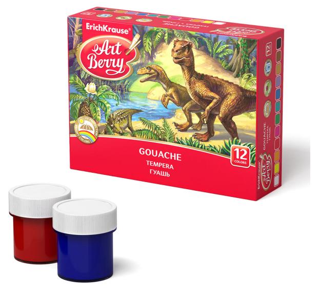 Гуашь ArtBerry 12 цветов 359₽
