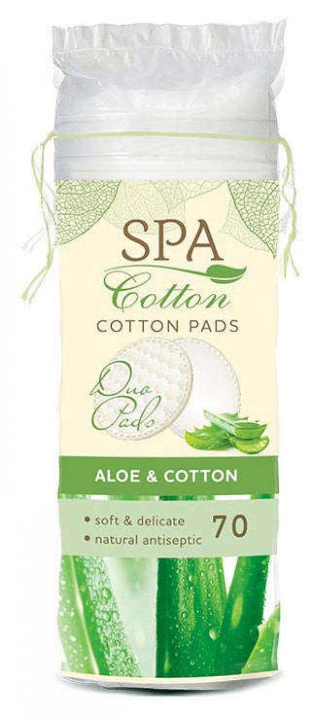 Ватные диски Spa Cotton Aloe, 70 шт