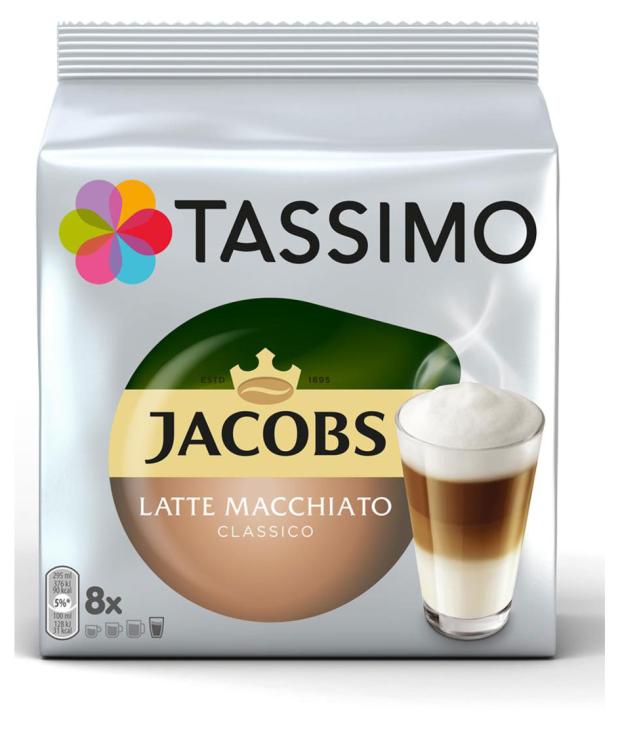 

Кофе в купсулах Jacobs Tassimo Latte Macchiato 8 порций 16 капсул
