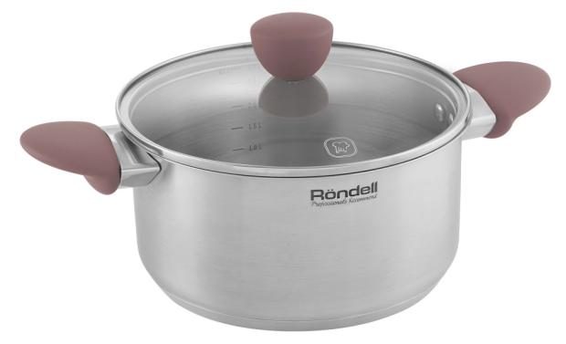 Кастрюля Rondell Bueno с крышкой 20 см, 2,8 л