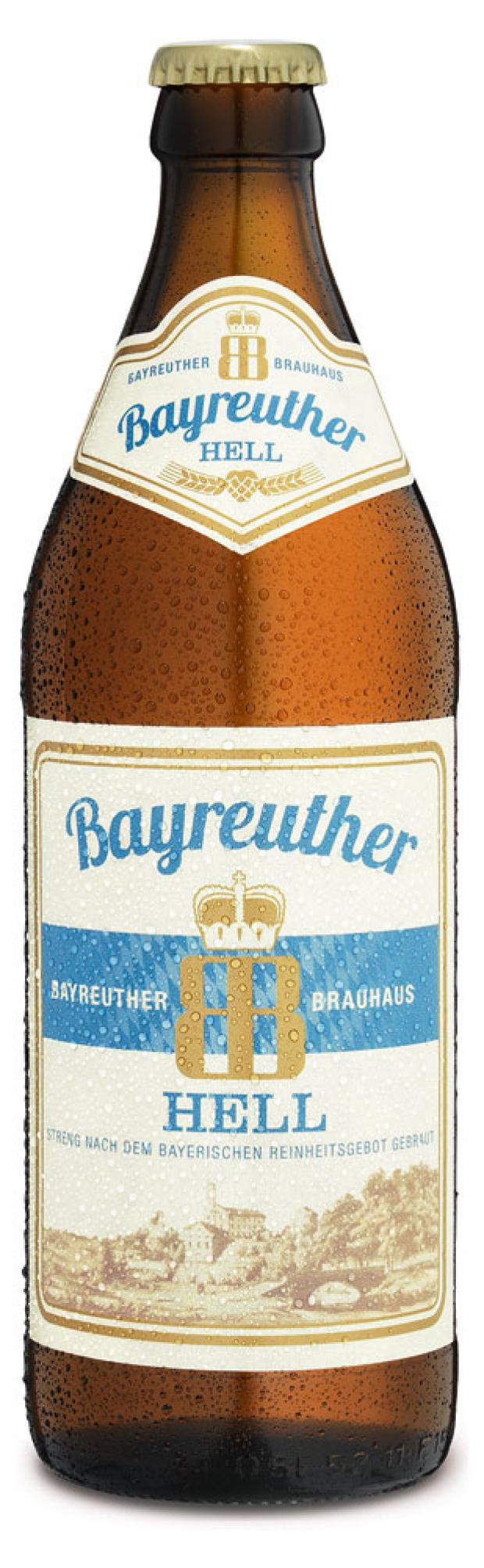 

Пиво Bayreuther Hell светлое фильтрованное 4,9%, 500 мл