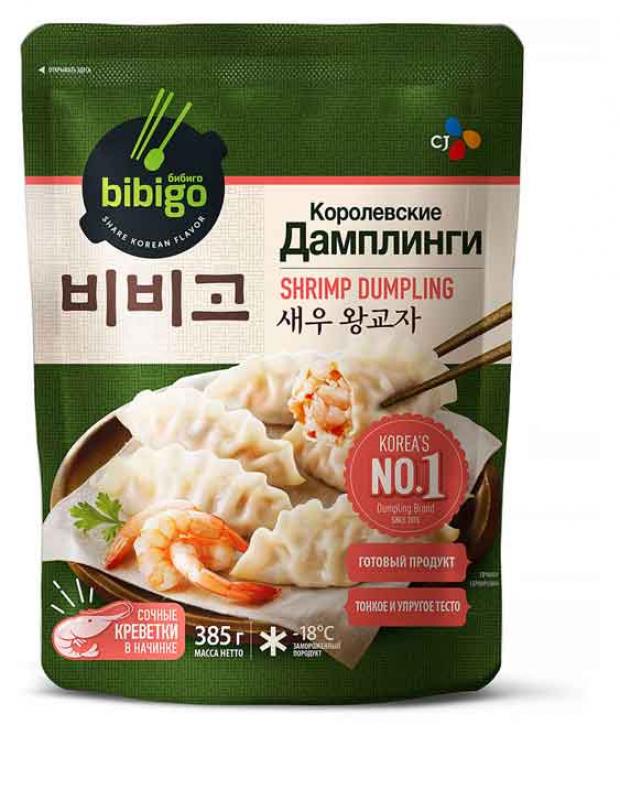 Дамплинги Bibigo королевские с креветками и овощами, 385 г