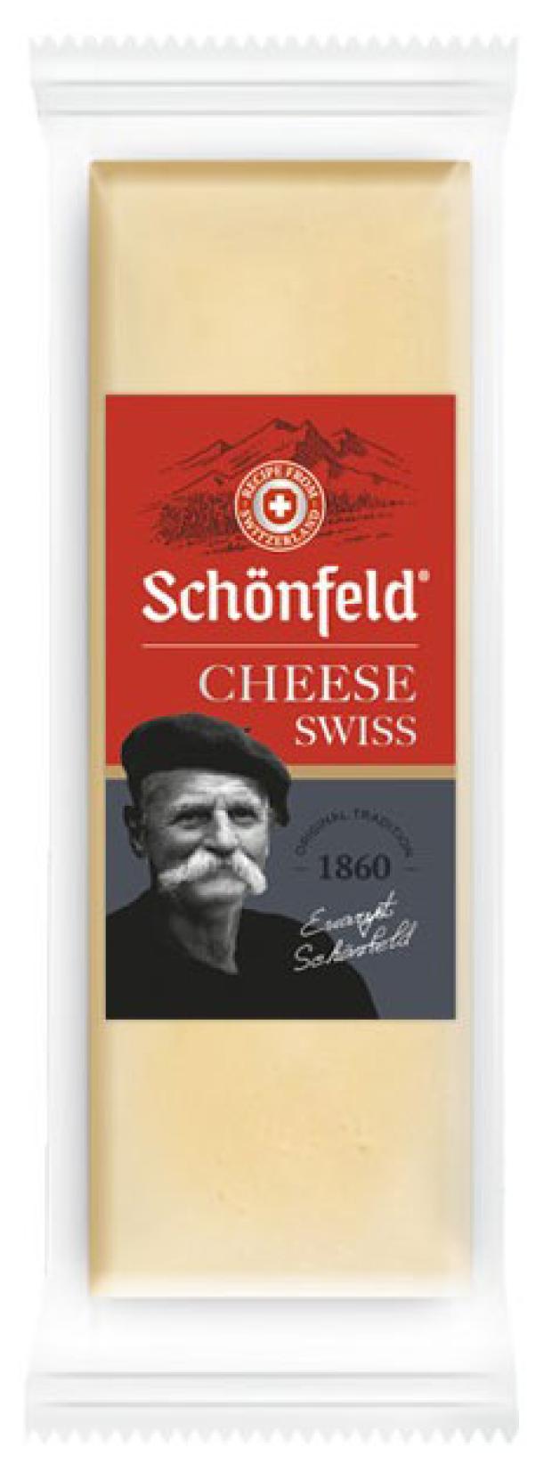 

Сыр полутвердый Schonfeld Swiss Cheese 53% БЗМЖ, 150 г