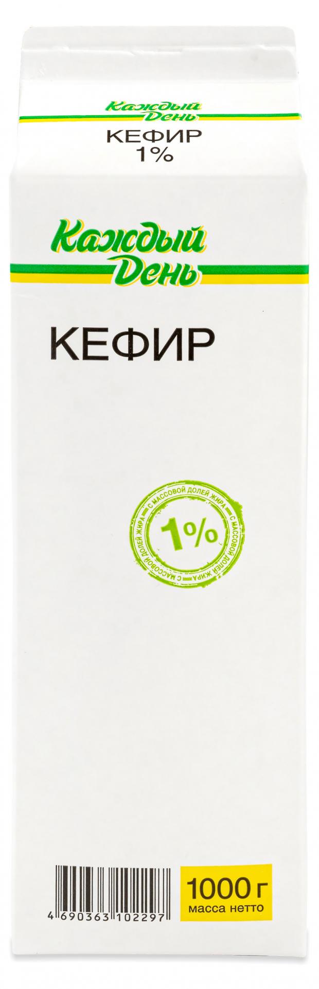 Кефир Каждый день 1% БЗМЖ, 1 л