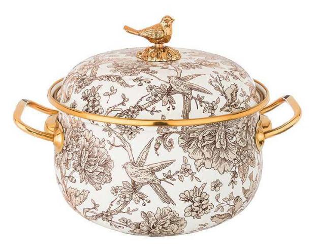 

Кастрюля Agness Royal Garden с крышкой, 2,8 л