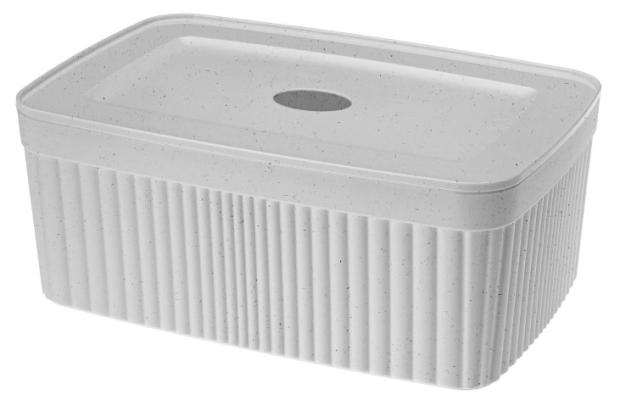 

Лоток Econova Velvet с крышкой, 230х150х90 мм, 2,5 л