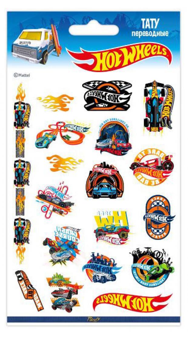 

Наклейки-тату Hot Wheels переводные