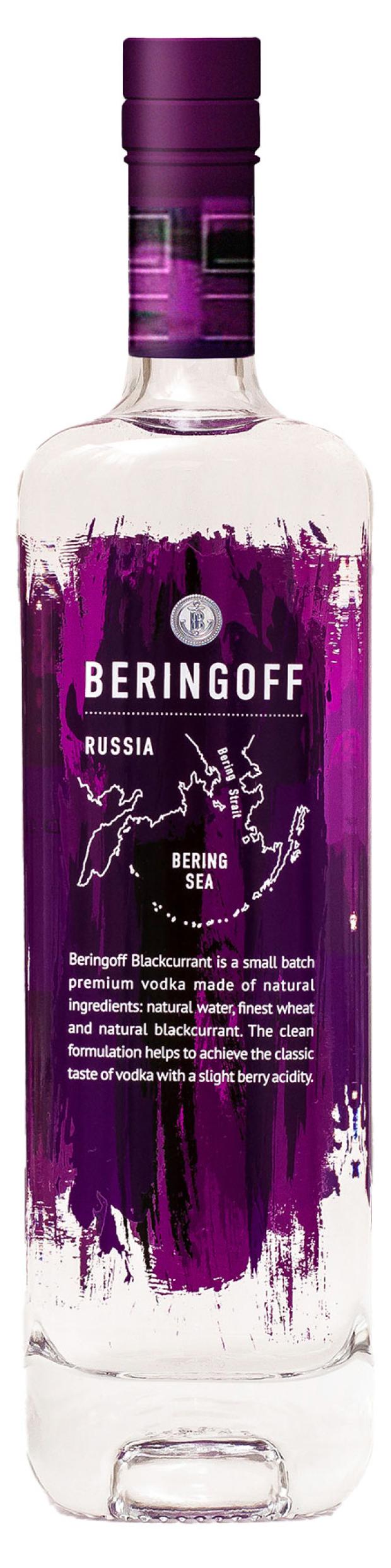 Водка Beringoff Черная смородина Россия, 0,5 л