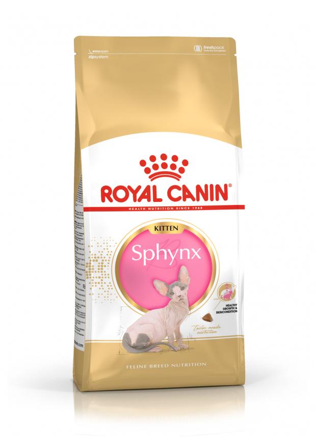 Сухой корм для котят породы Сфинкс Royal Canin Kitten Sphynx, 2 кг