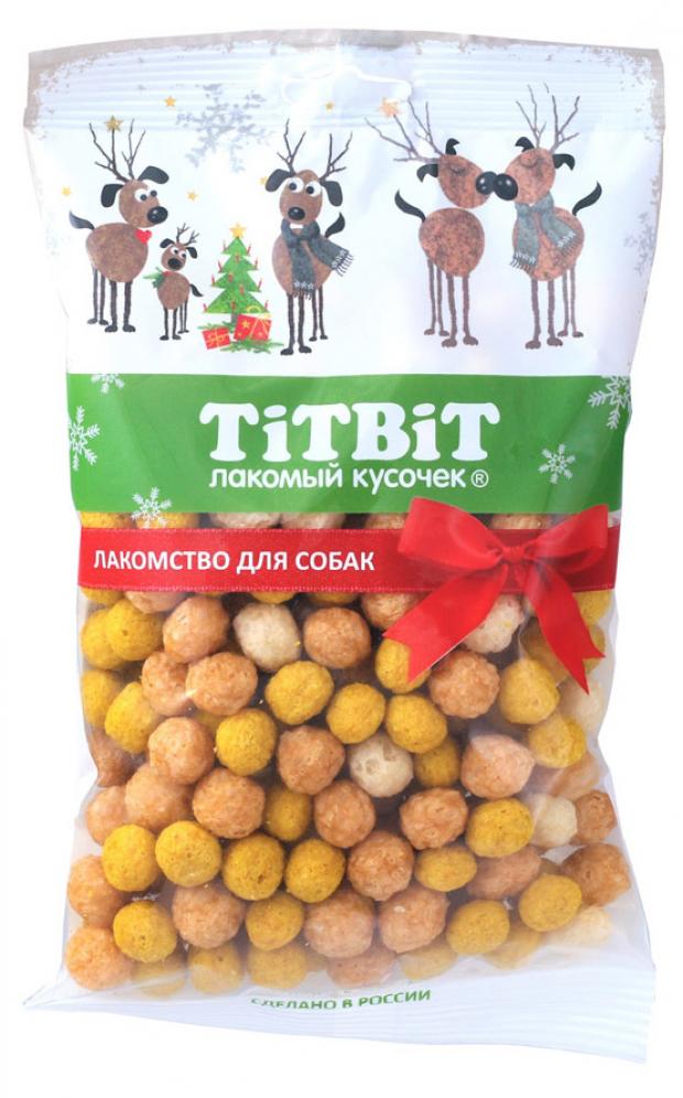 

Лакомство для собак TiTBiT шарики поп-корн, 95 г