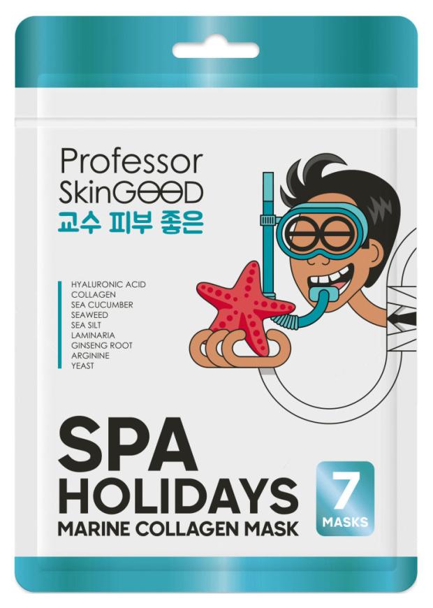 Маски для лица Professor SkinGOOD Морское СПА Marine Collagen увлажняющие