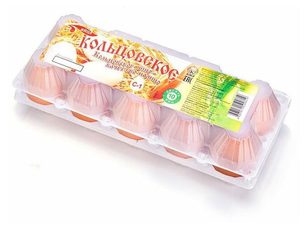 Яйца куриные Кольцовское С0, 10 шт