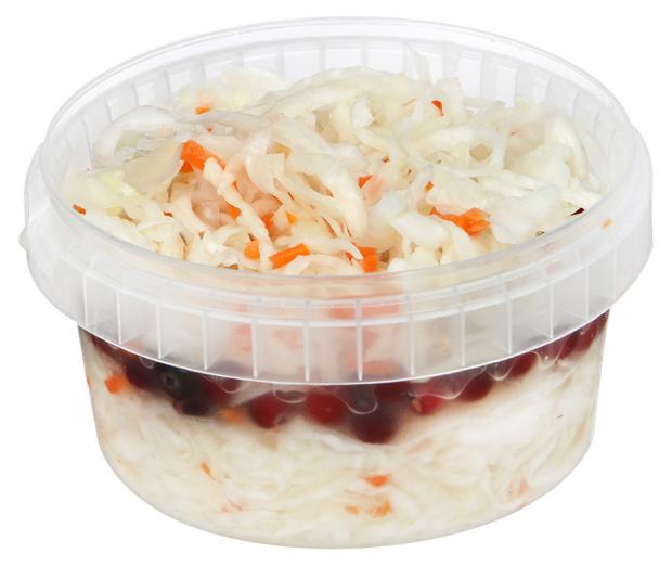 Капуста квашеная с клюквой, 400 г