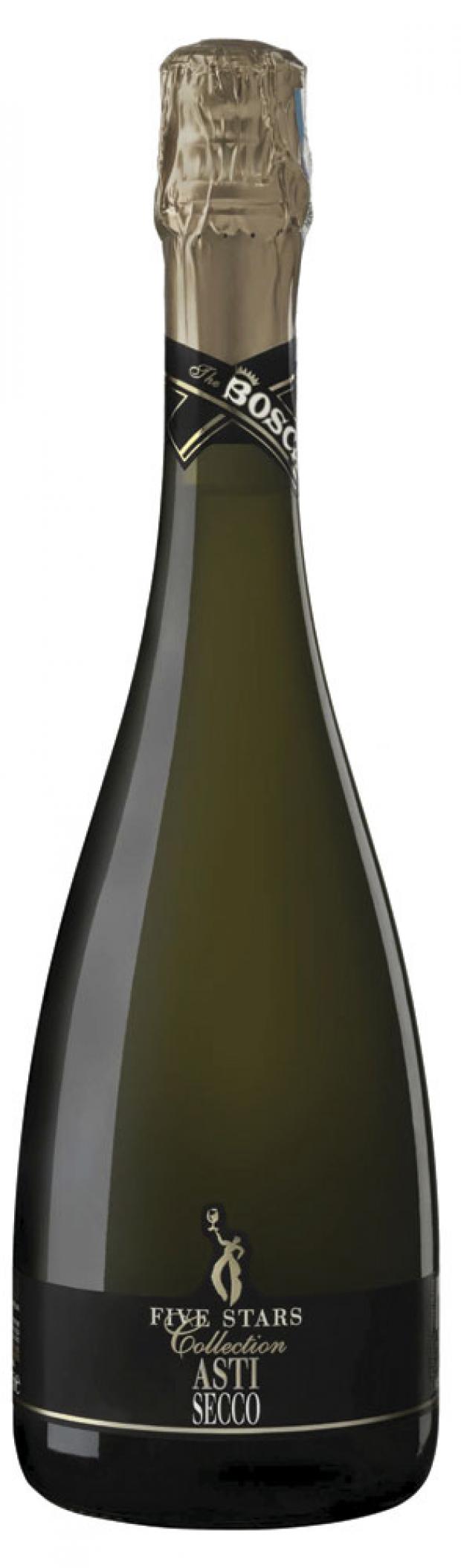 Игристое вино Bosca Asti Five Stars Secco белое сухое Италия, 0,75 л