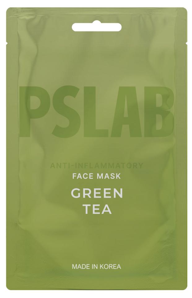 

Маска тканевая PSLAB Противовоспалительная для лица green tea, 23 мл
