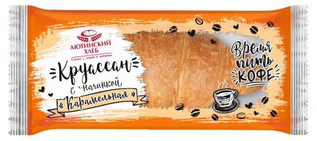 Круассан Аютинский Хлеб с карамельной начинкой, 75 г