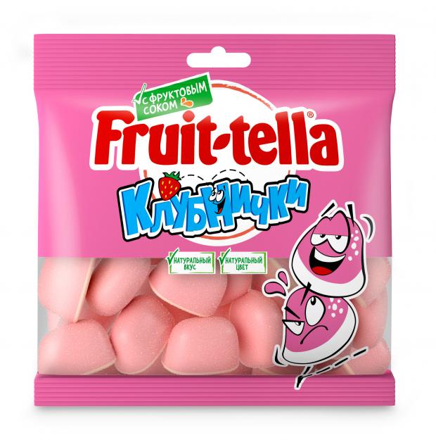 

Мармелад жевательный Fruittella Клубнички, 100 г