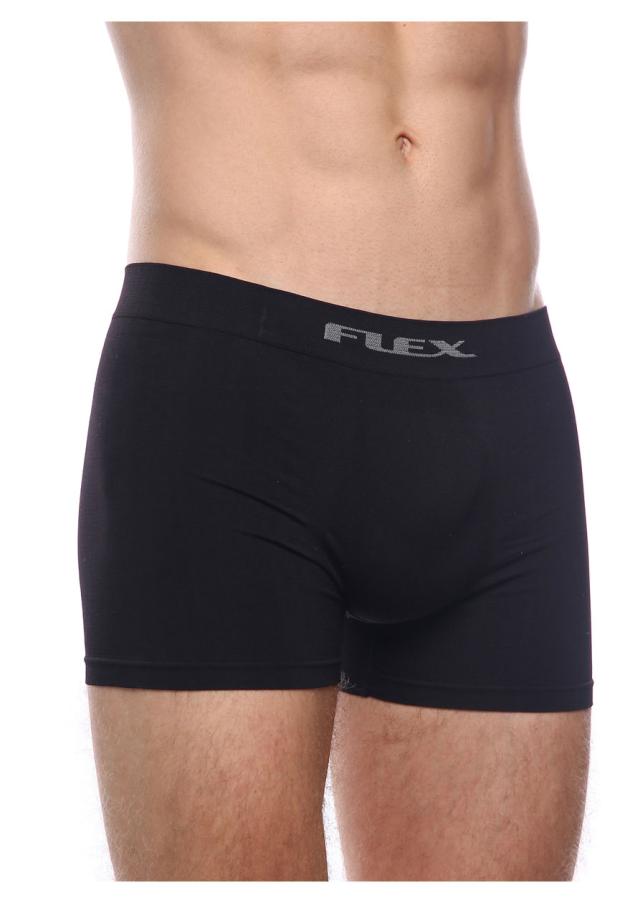 

Трусы-шорты мужские SeamlessFLEX из микрофибры черные, L/XL