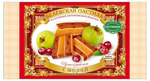 

Пастила Белевская пастильная мануфактура из печеных яблок с вишней, 200 г
