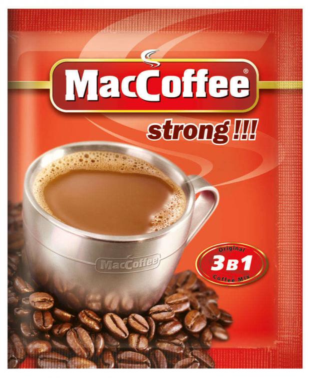 

Напиток кофейный MacCoffee Strong растворимый 3в1, 16 г