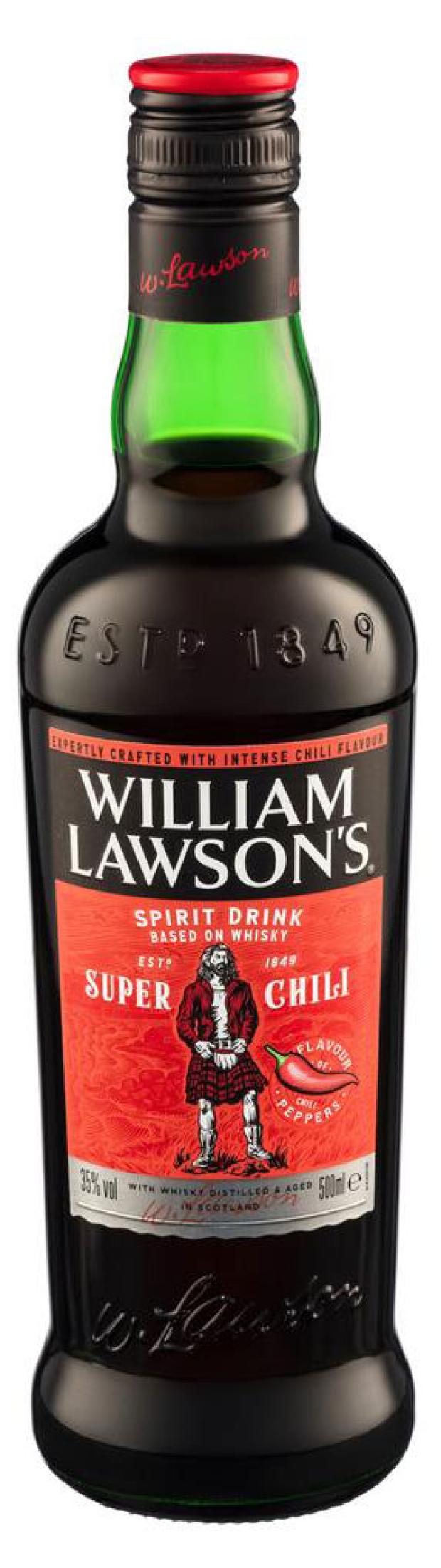 Виски William Lawson's Super Chili Россия, 0,5 л виски william lawson s россия 1 л