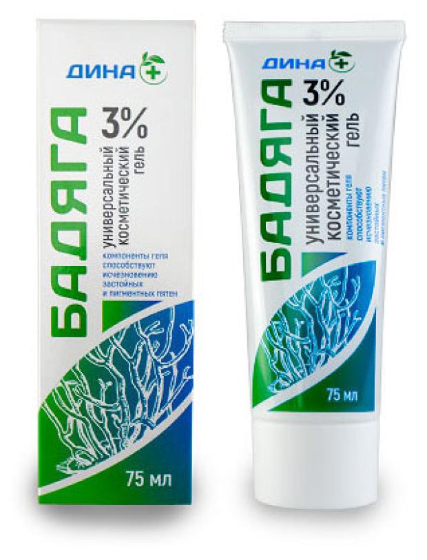

Гель универсальный косметический Дина+ Бадяга 3%, 75 мл